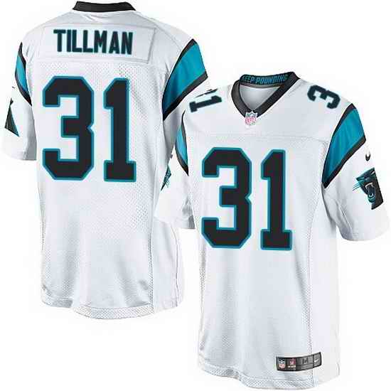 Nike Panthers #31 Charles Tillman White Team Color Mens Stitched NFL Elite Jersey